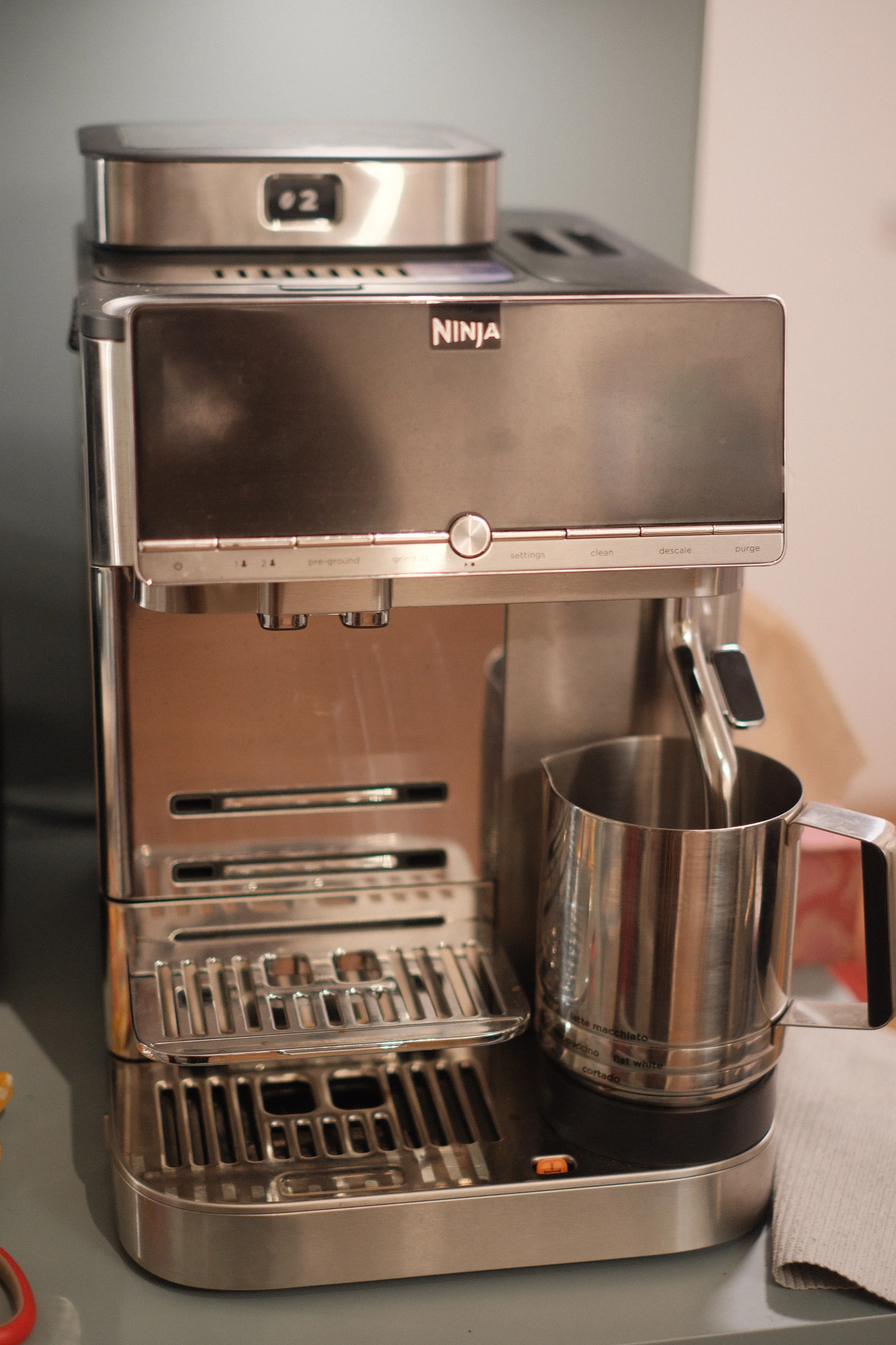 The Ninja Auto-Barista Pro on my kitchen counter